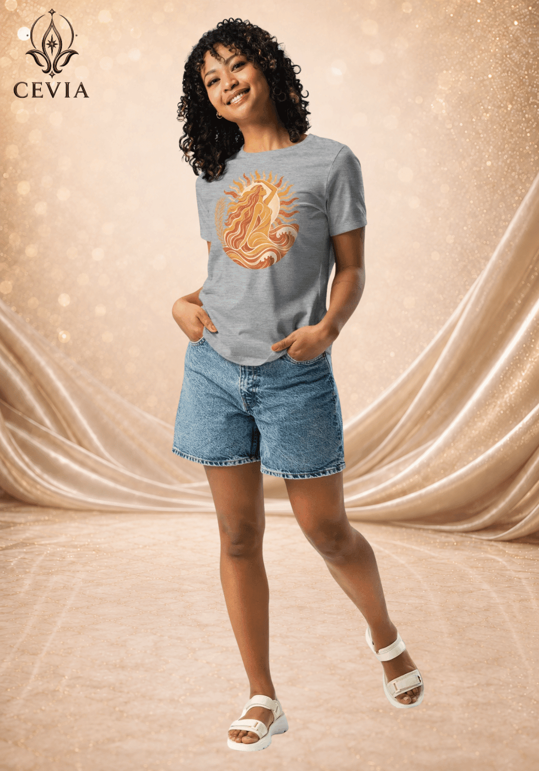 The Solar Muse Graphic Tee - CEVIA