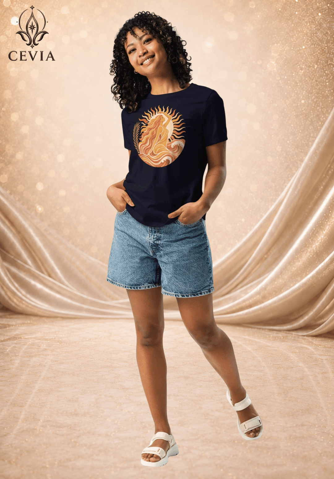 The Solar Muse Graphic Tee - CEVIA