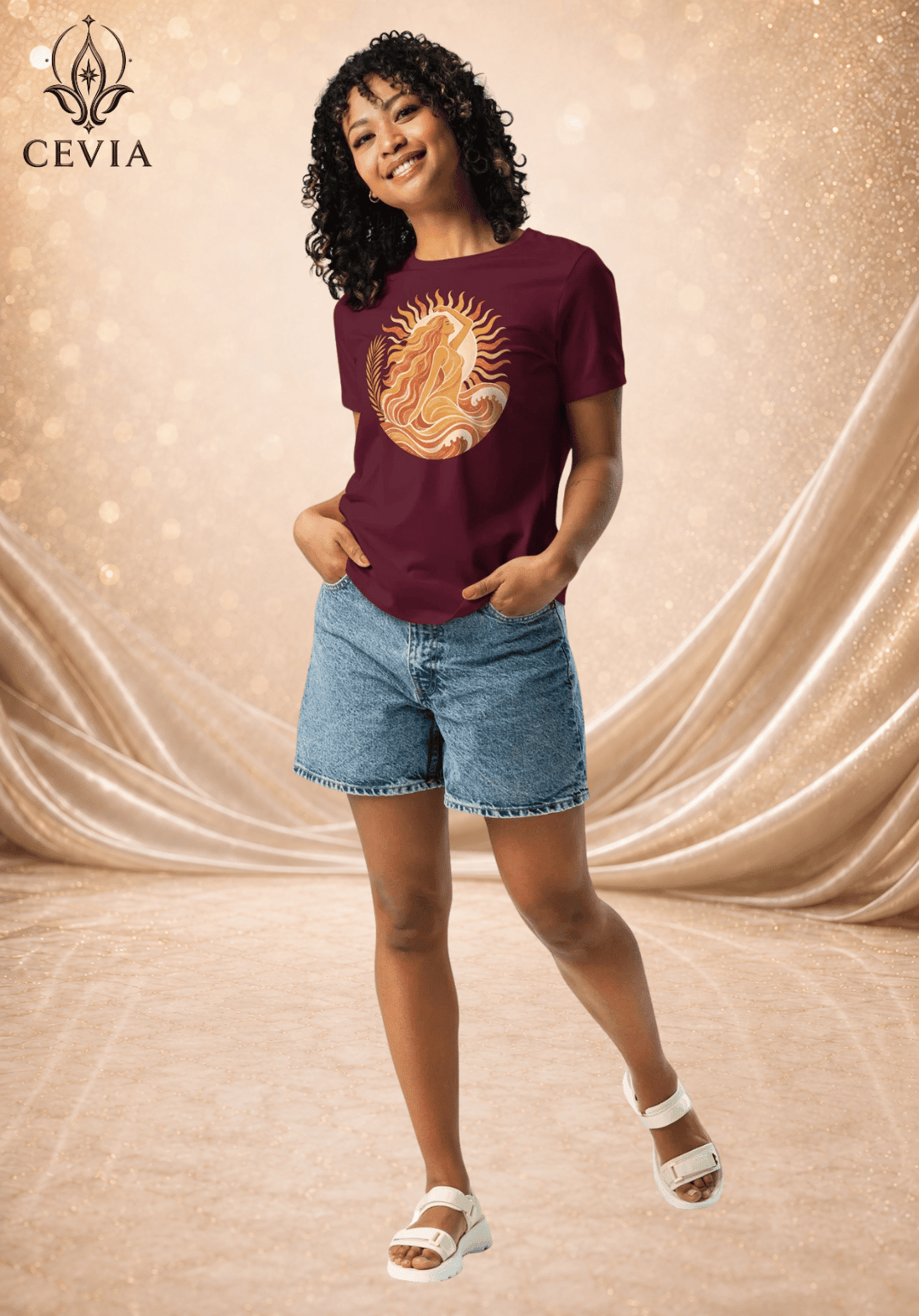 The Solar Muse Graphic Tee - CEVIA