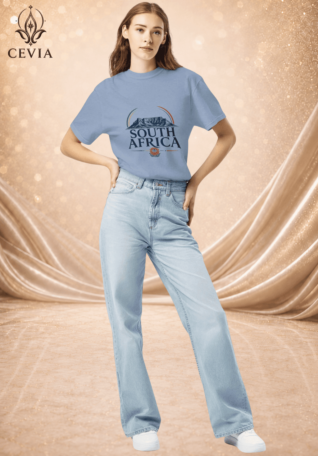 The South Africa Supporter Graphic Tee - CEVIA