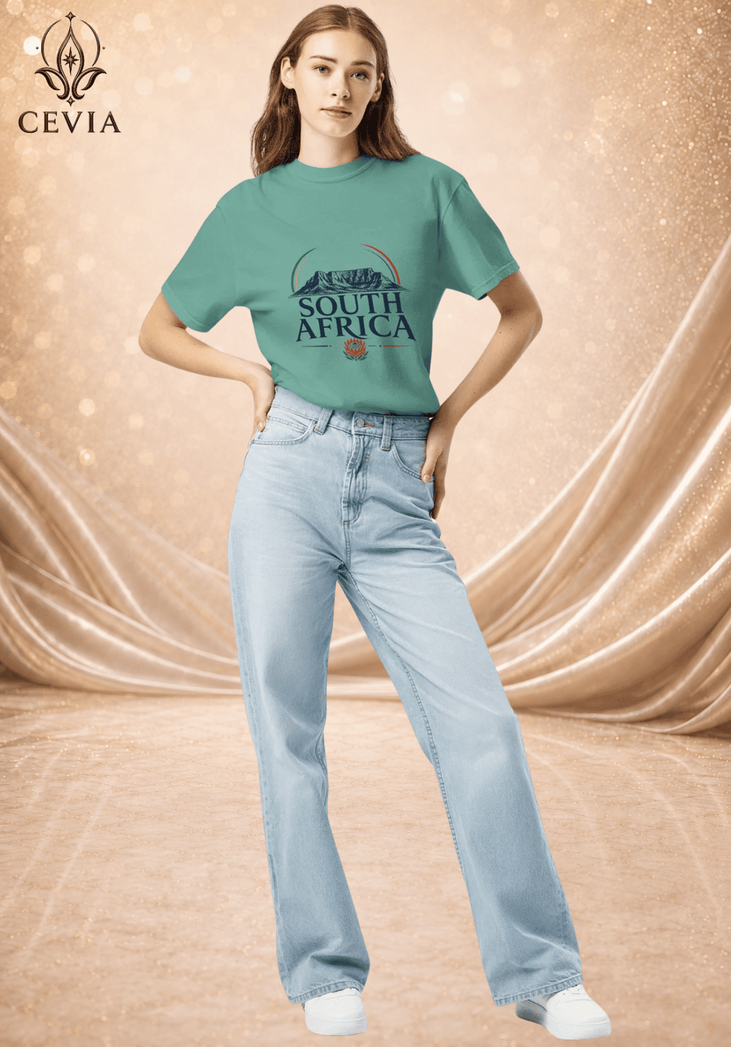 The South Africa Supporter Graphic Tee - CEVIA