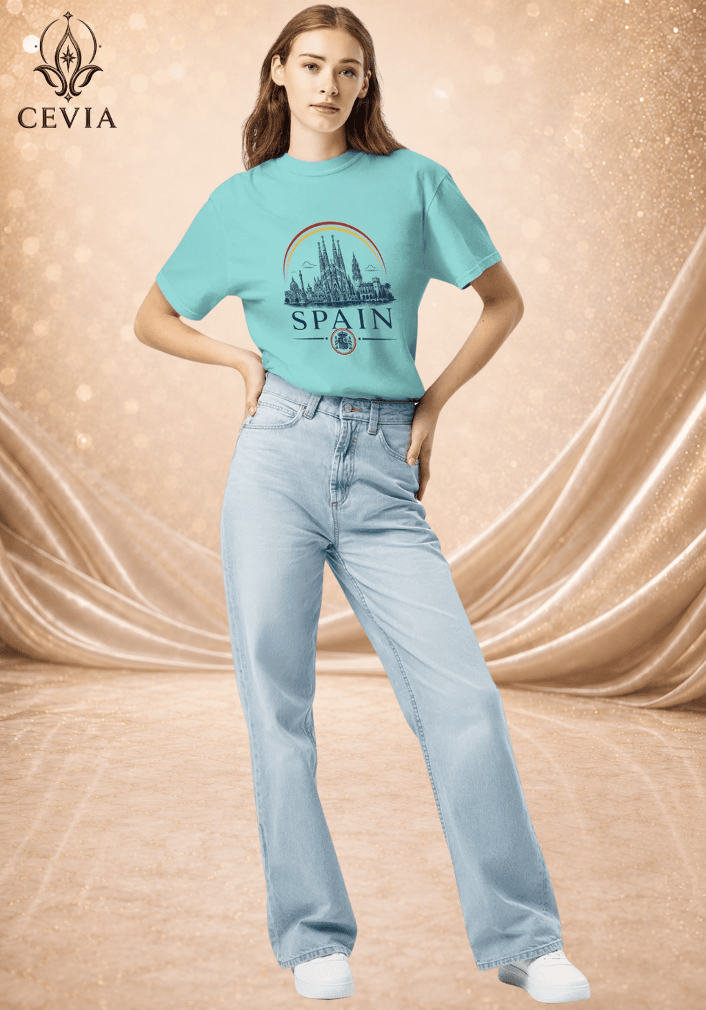 The Spain Supporter Graphic Tee - CEVIA