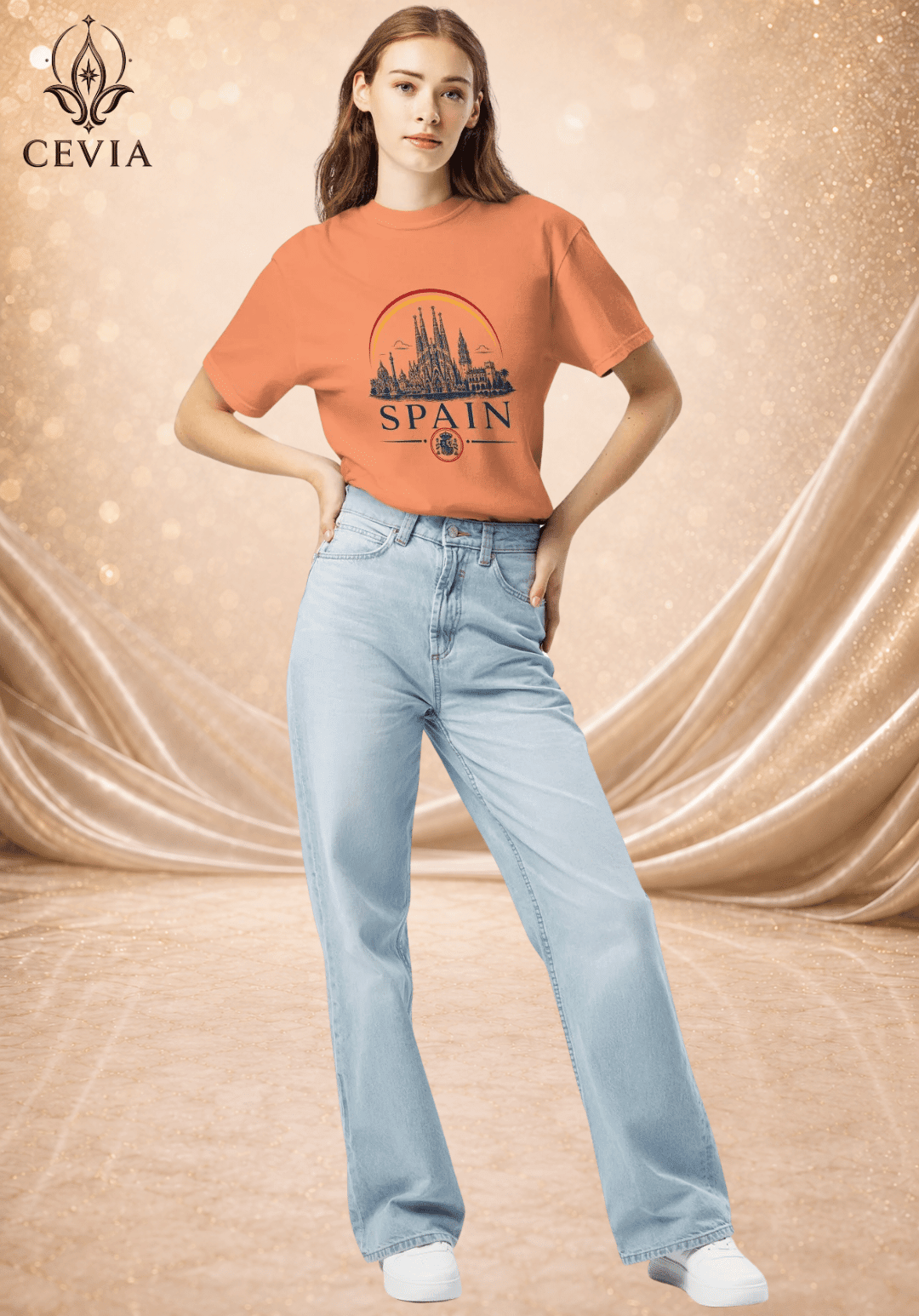 The Spain Supporter Graphic Tee - CEVIA
