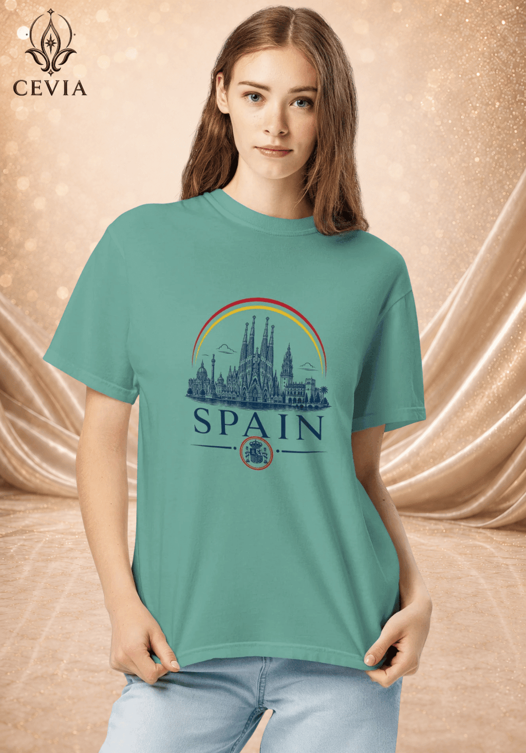 The Spain Supporter Graphic Tee - CEVIA