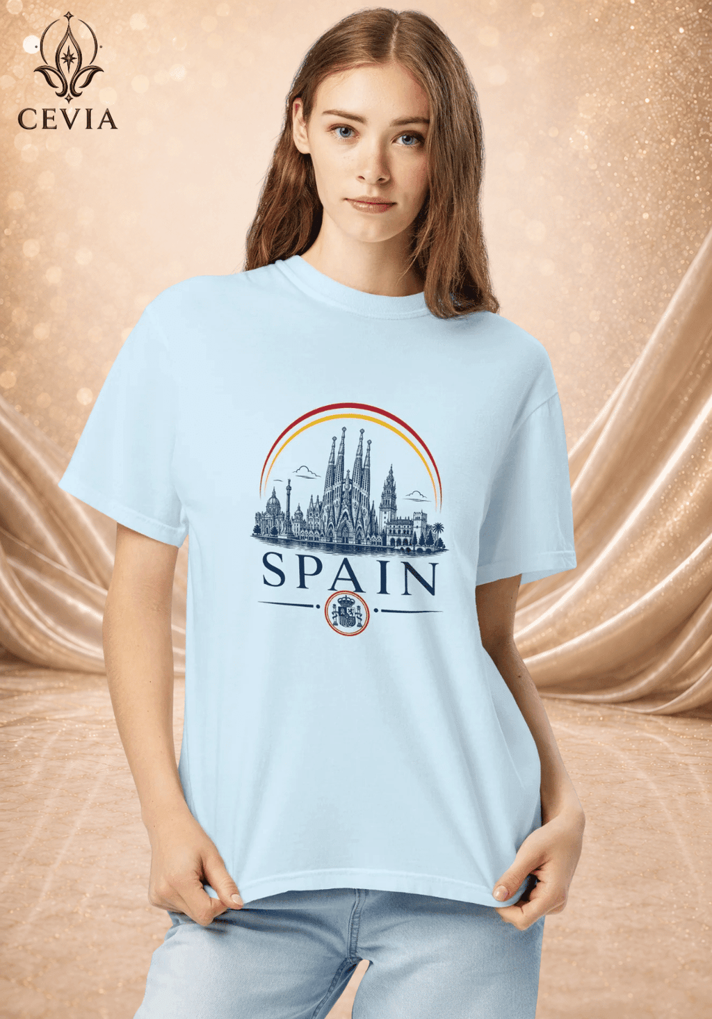 The Spain Supporter Graphic Tee - CEVIA
