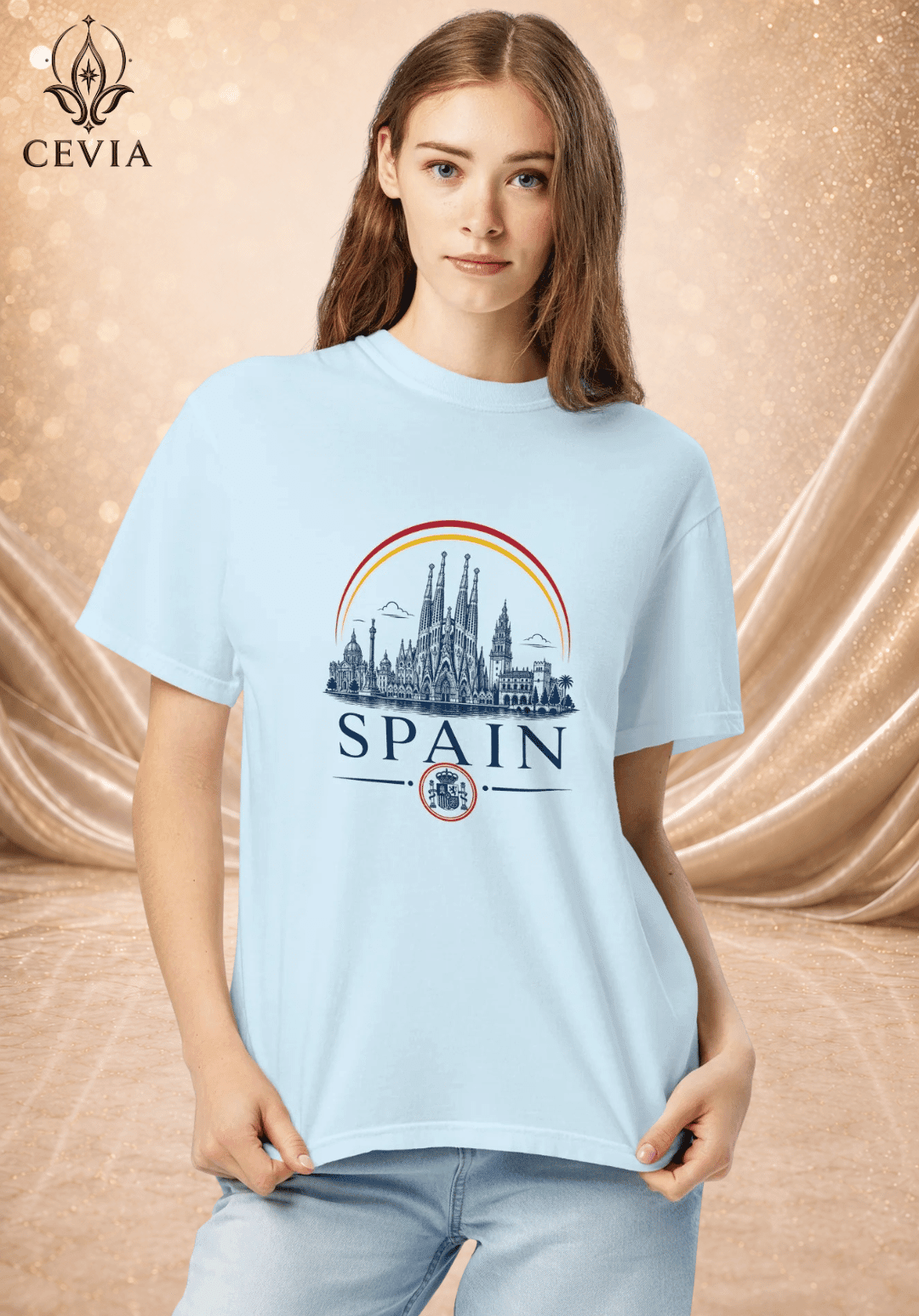 The Spain Supporter Graphic Tee - CEVIA