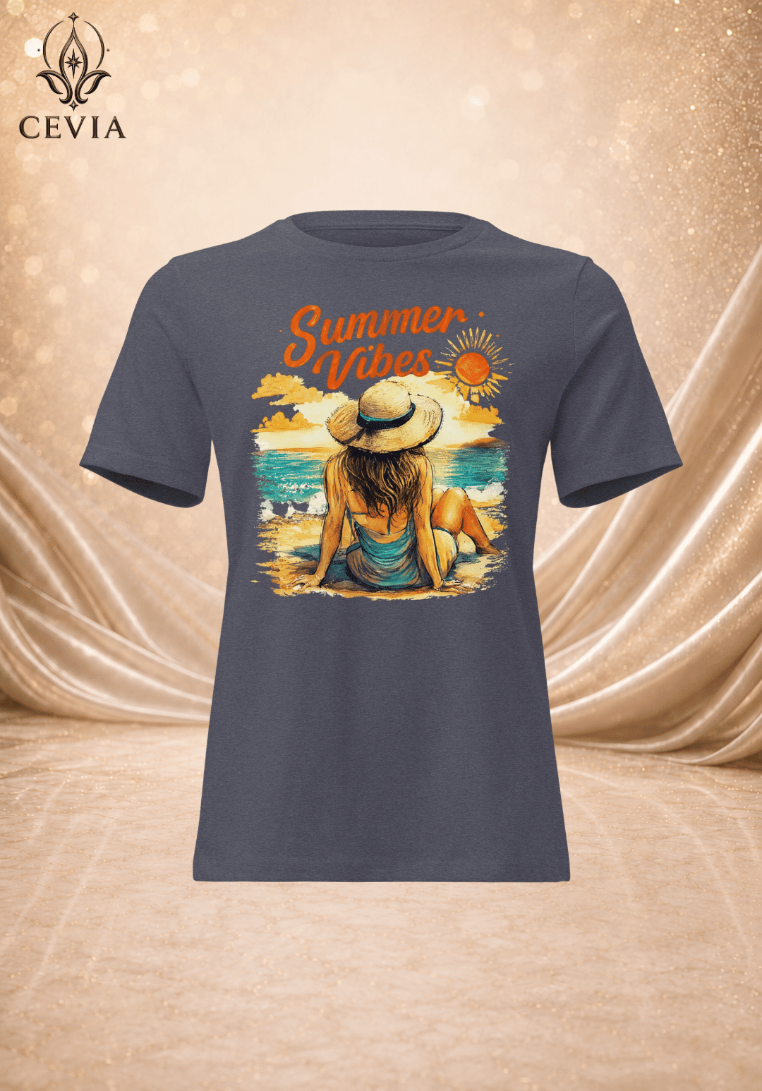 The Summer Vibes Graphic Tee - CEVIA