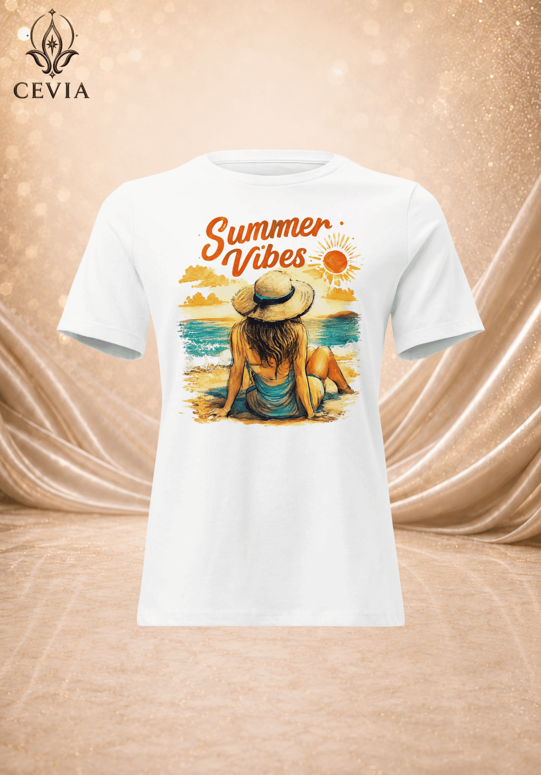 The Summer Vibes Graphic Tee - CEVIA