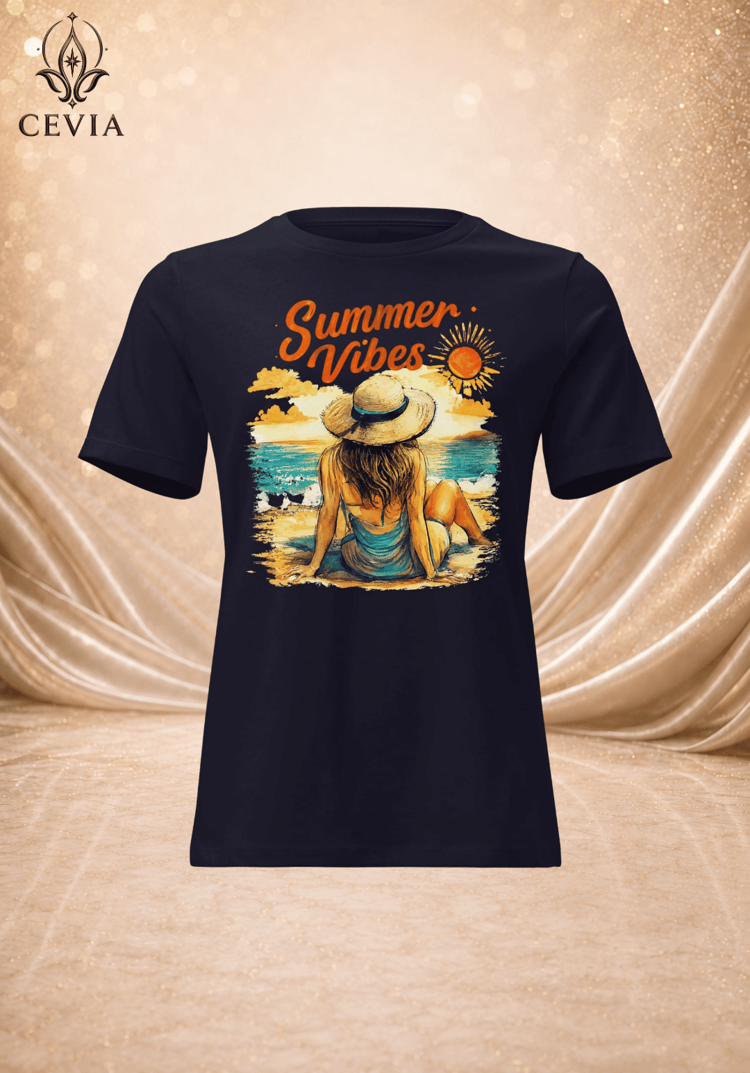 The Summer Vibes Graphic Tee - CEVIA