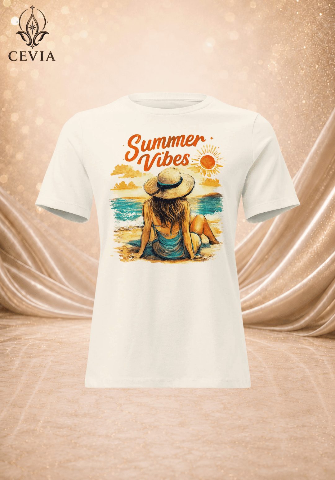 The Summer Vibes Graphic Tee - CEVIA