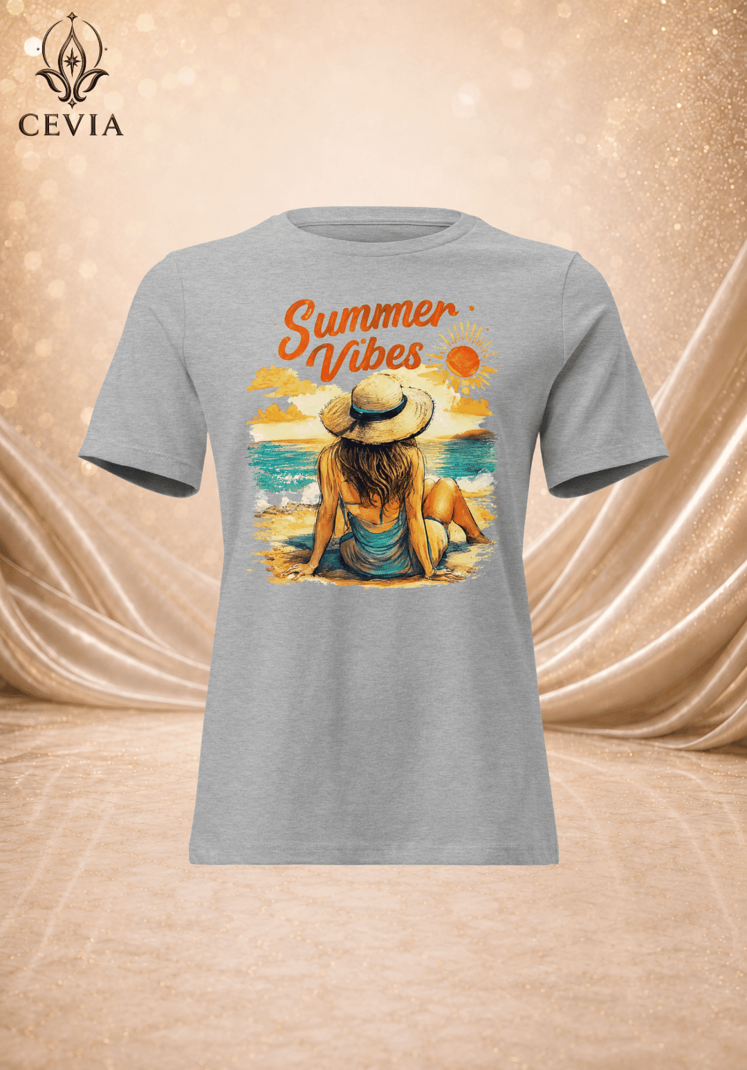 The Summer Vibes Graphic Tee - CEVIA