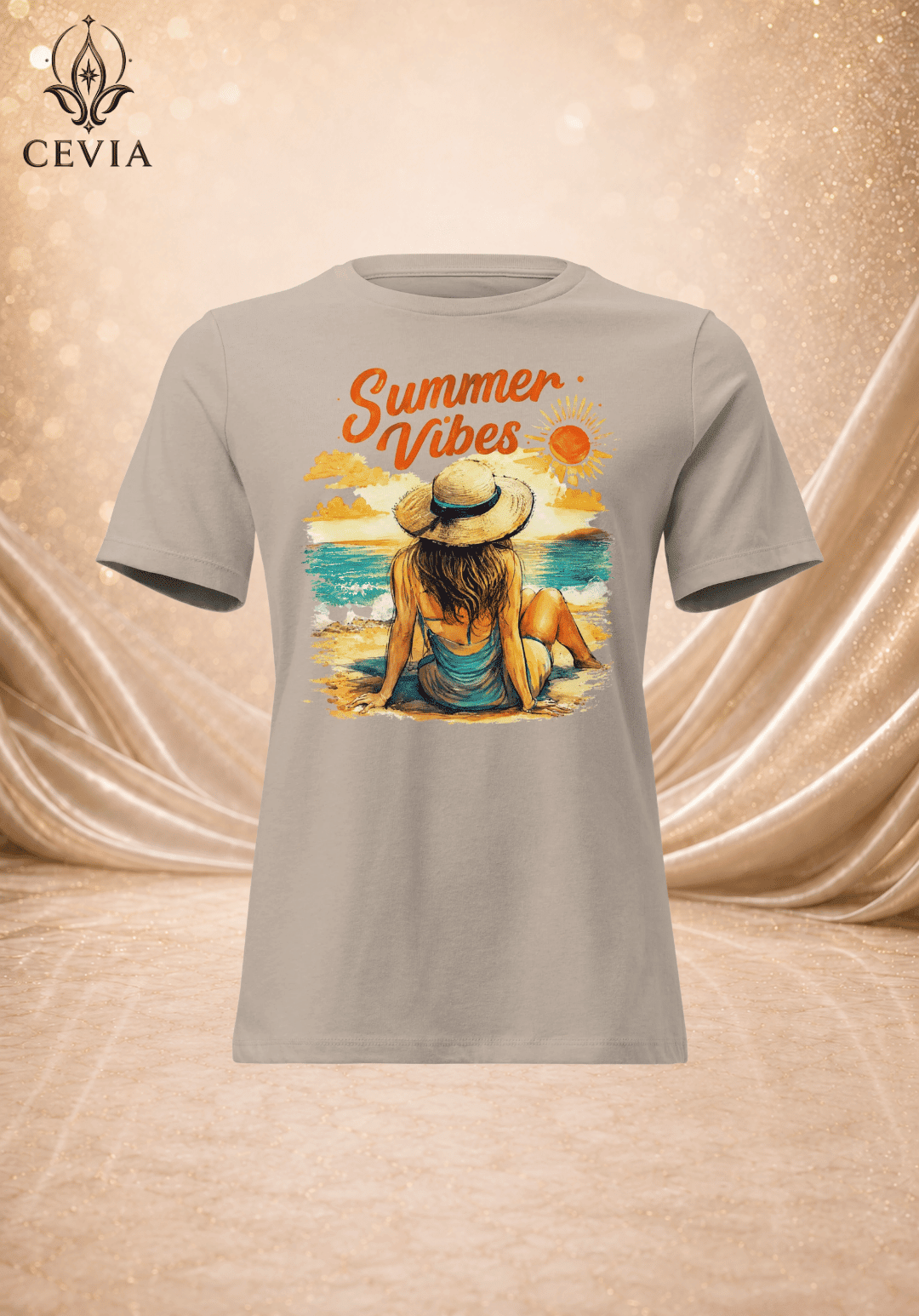 The Summer Vibes Graphic Tee - CEVIA