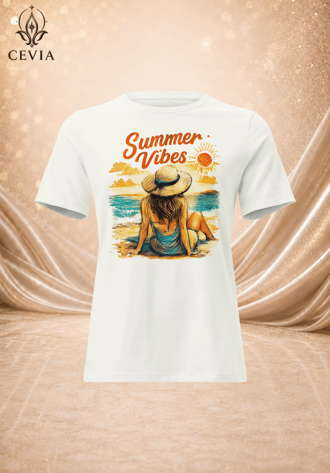 The Summer Vibes Graphic Tee - CEVIA