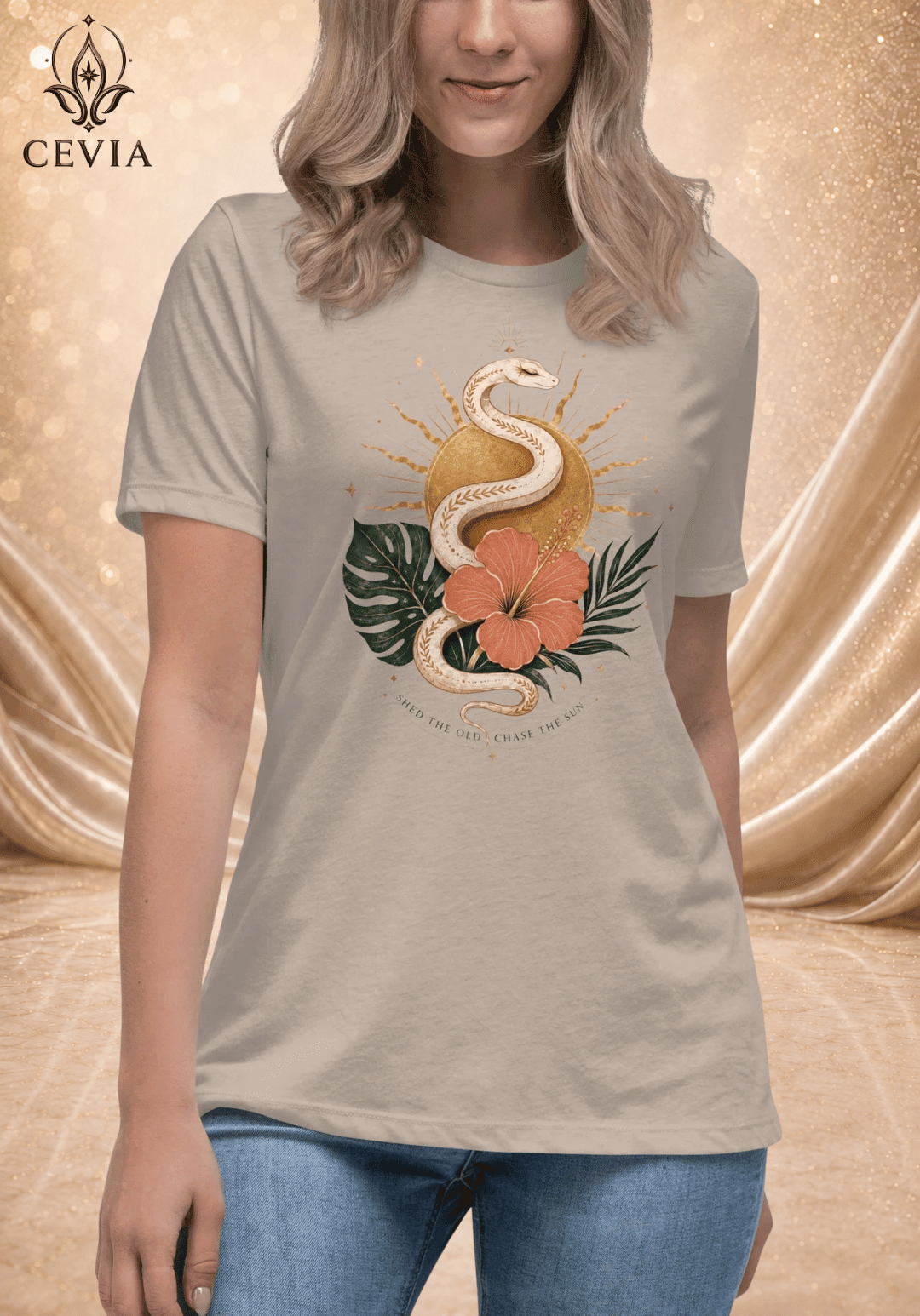 The Sunbound Spirit Graphic Tee - CEVIA
