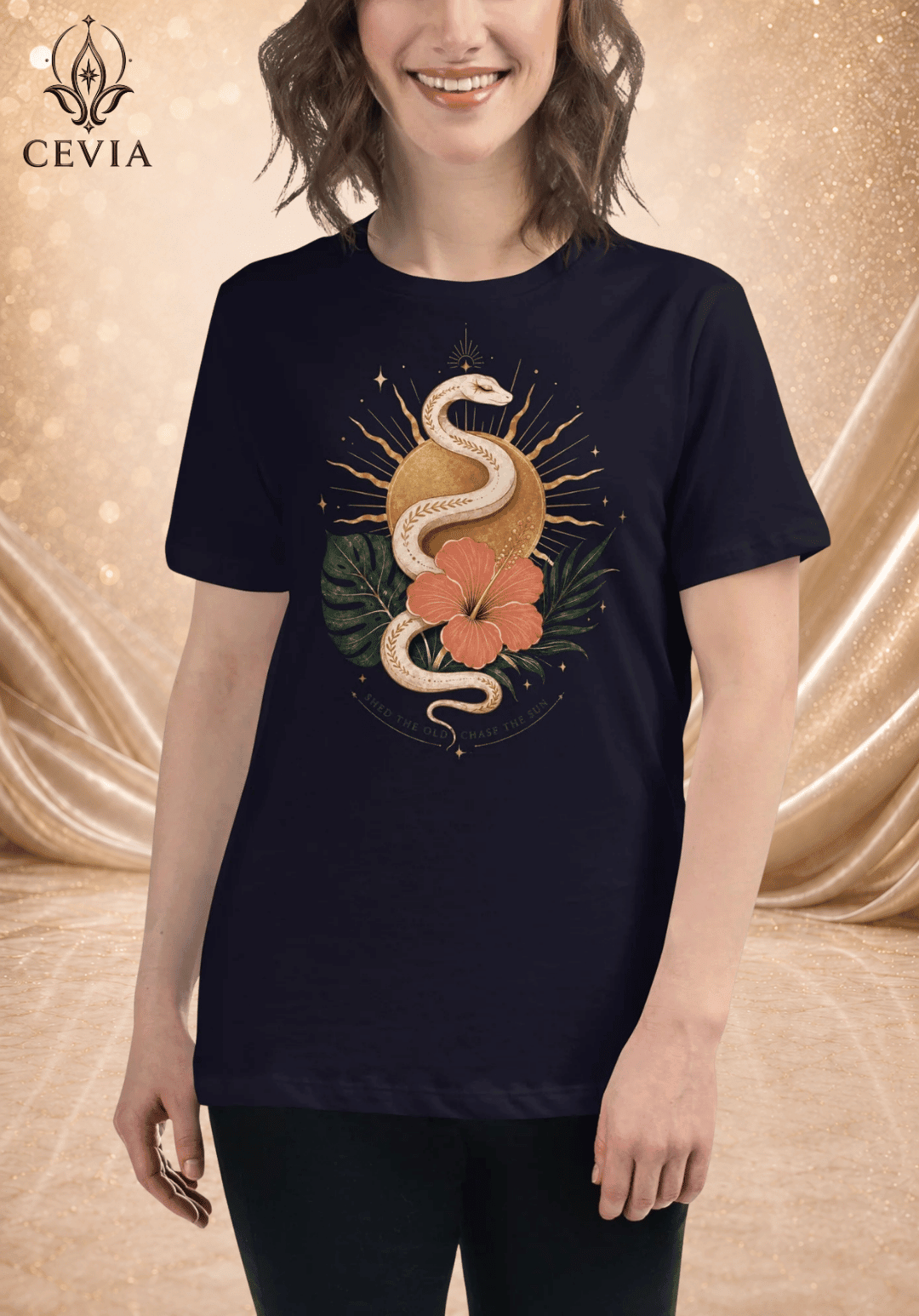 The Sunbound Spirit Graphic Tee - CEVIA