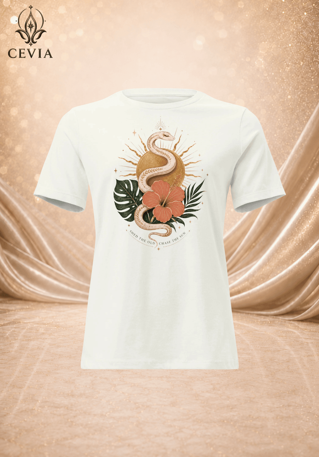 The Sunbound Spirit Graphic Tee - CEVIA
