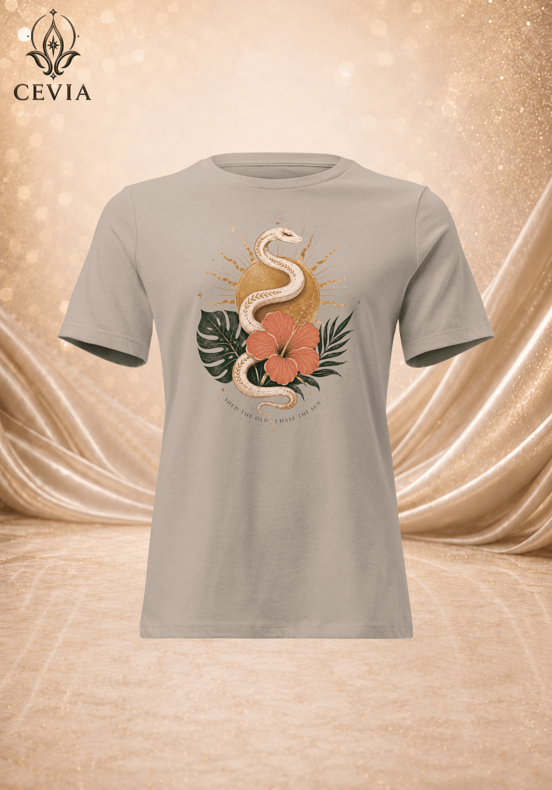 The Sunbound Spirit Graphic Tee - CEVIA