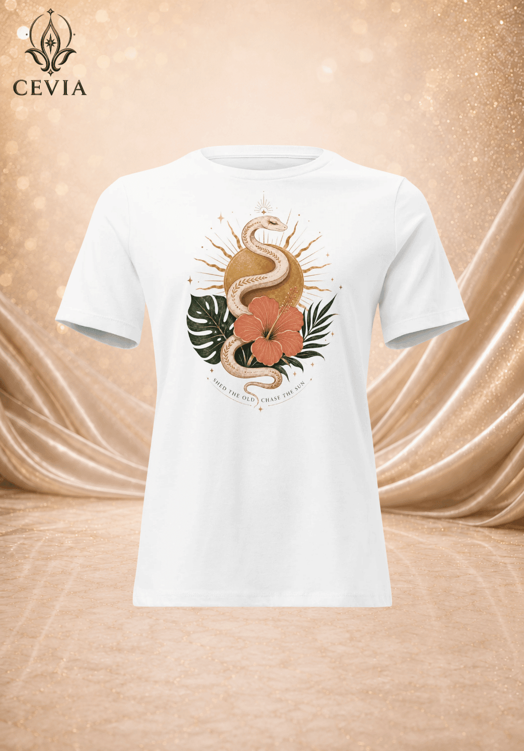 The Sunbound Spirit Graphic Tee - CEVIA