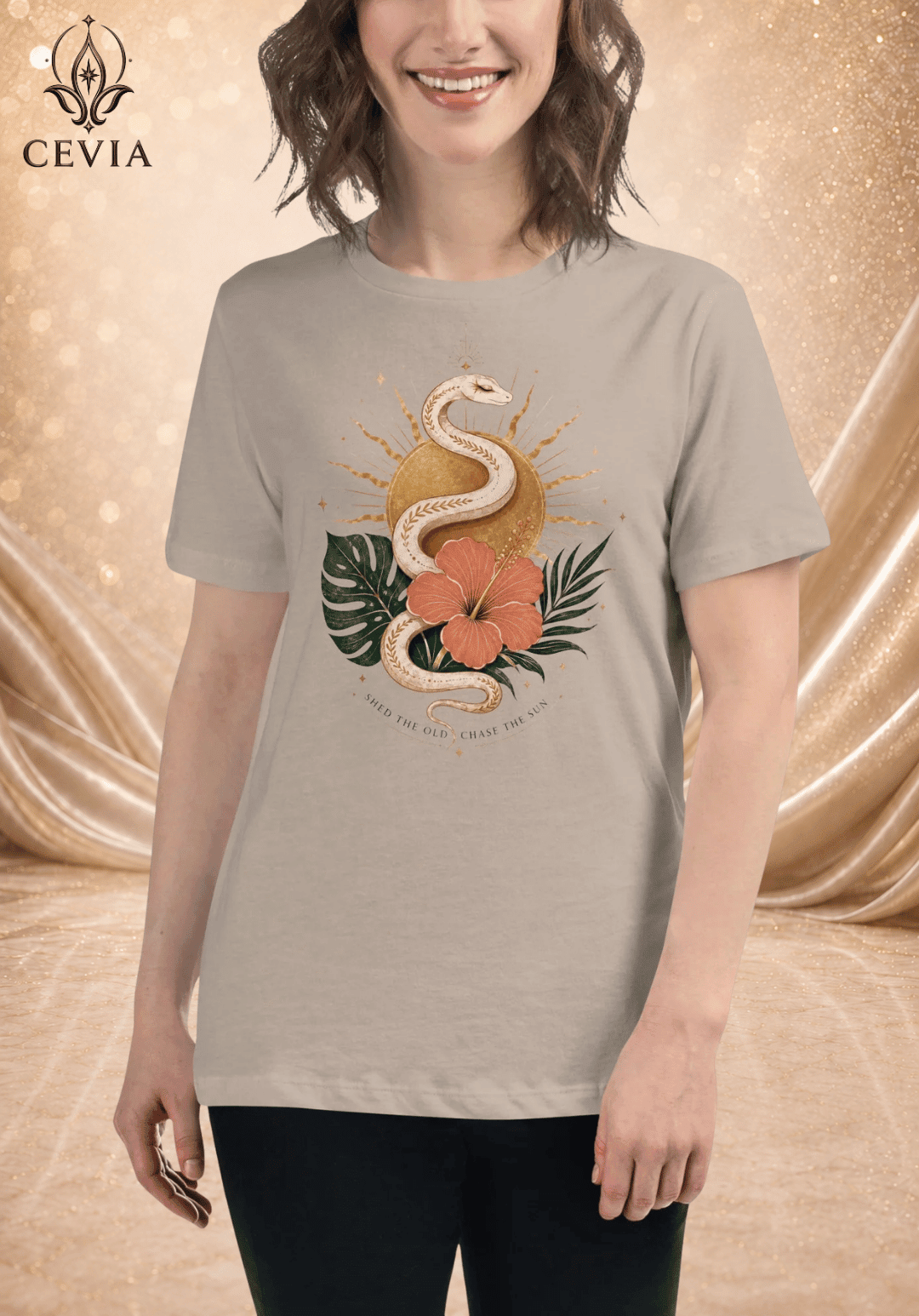 The Sunbound Spirit Graphic Tee - CEVIA