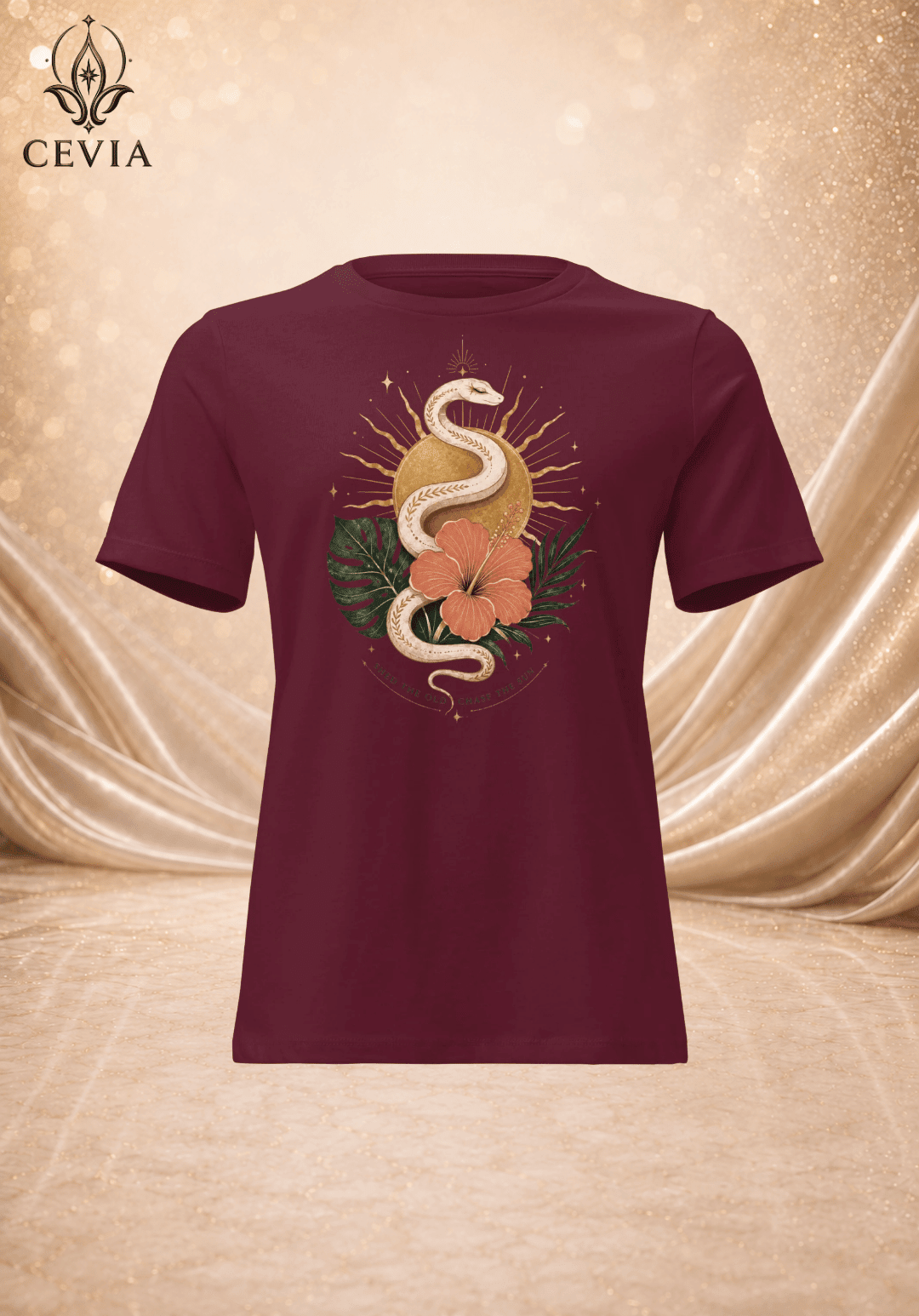The Sunbound Spirit Graphic Tee - CEVIA