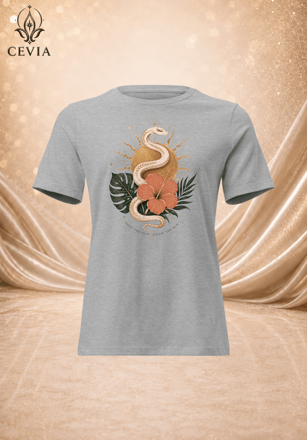 The Sunbound Spirit Graphic Tee - CEVIA