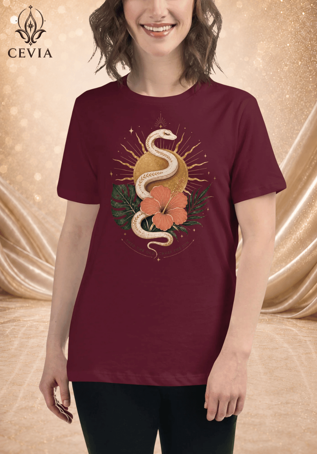 The Sunbound Spirit Graphic Tee - CEVIA