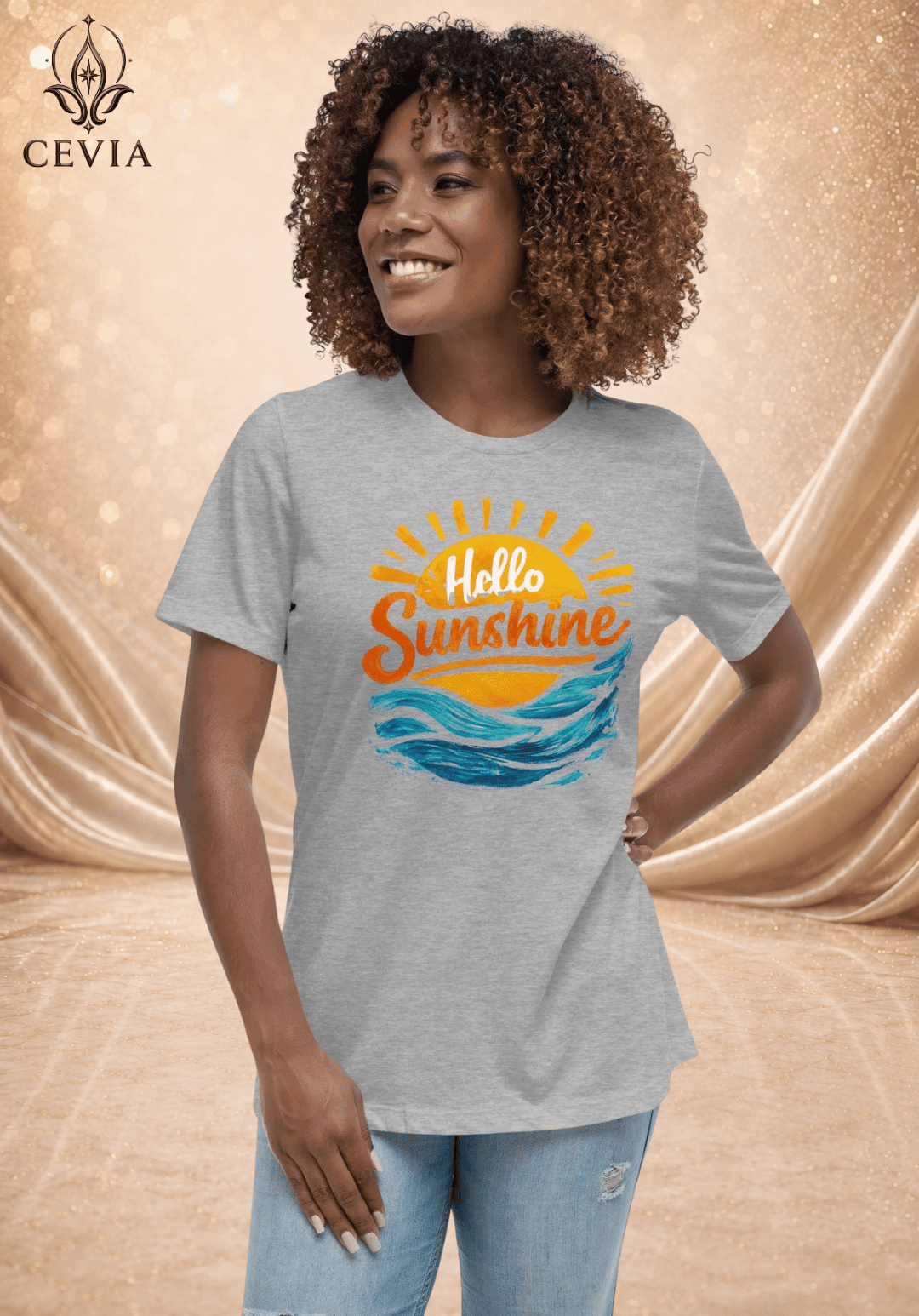 The Sunshine Tide Graphic Tee - CEVIA