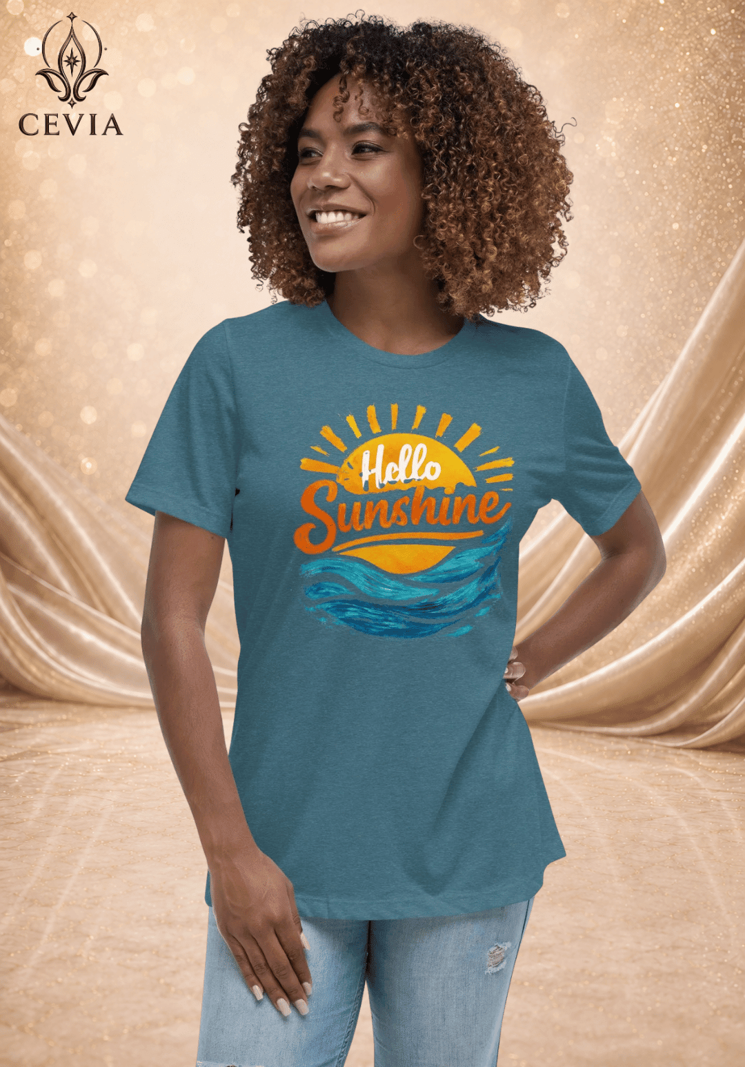 The Sunshine Tide Graphic Tee - CEVIA