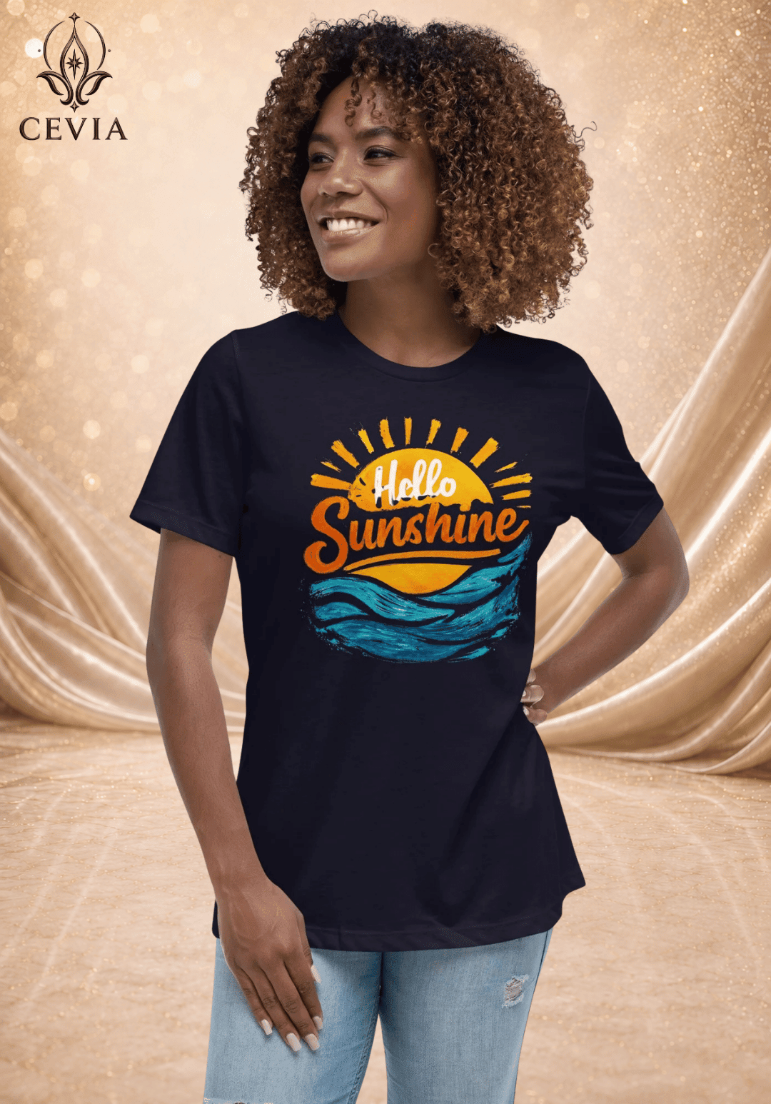 The Sunshine Tide Graphic Tee - CEVIA