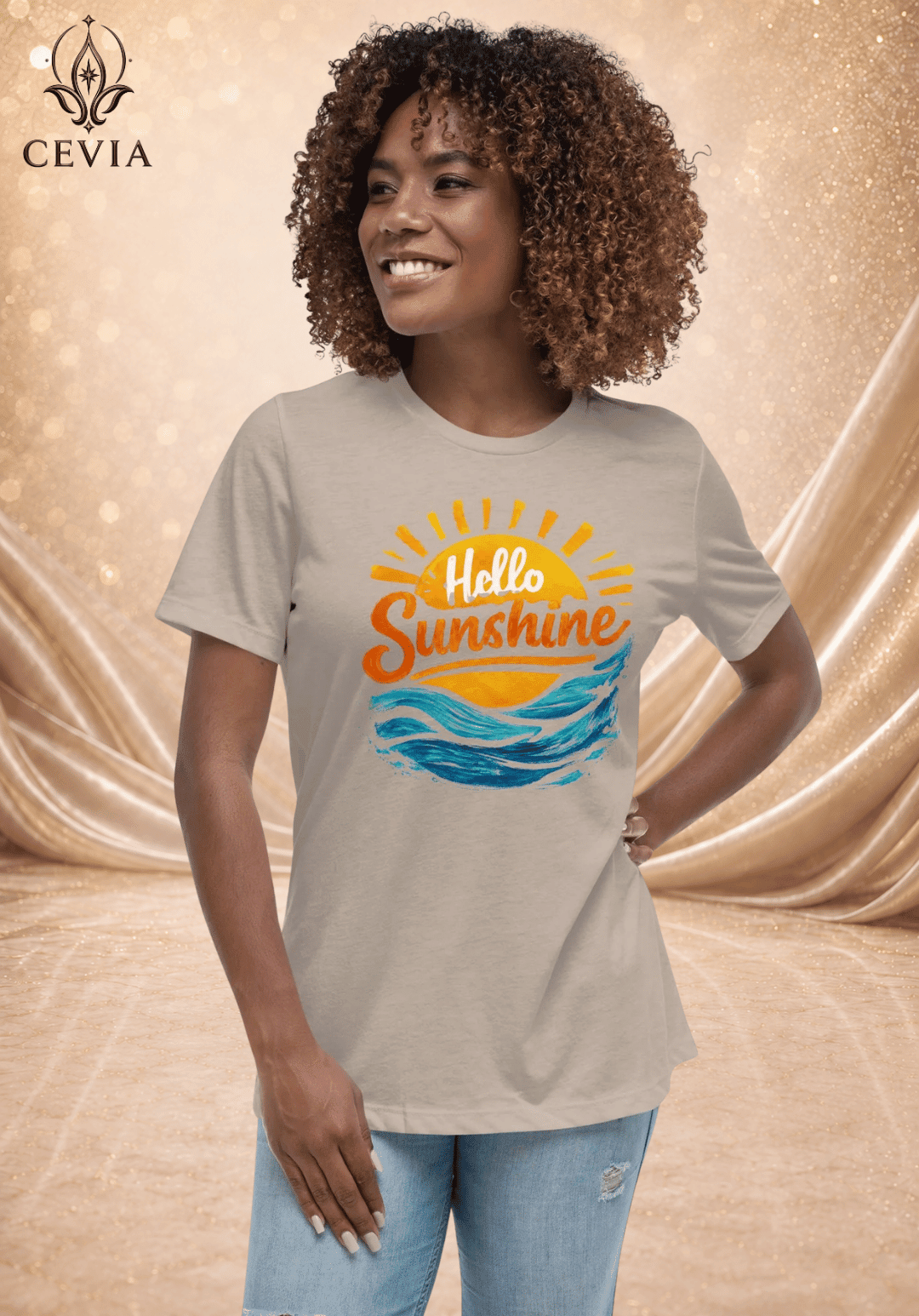The Sunshine Tide Graphic Tee - CEVIA
