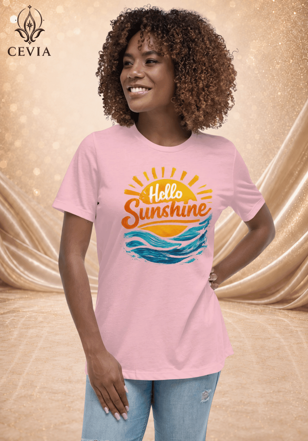 The Sunshine Tide Graphic Tee - CEVIA