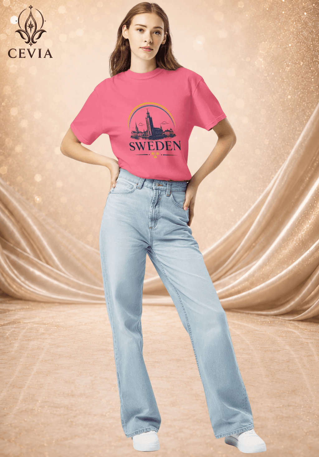 The Sweden Supporter Graphic Tee - CEVIA