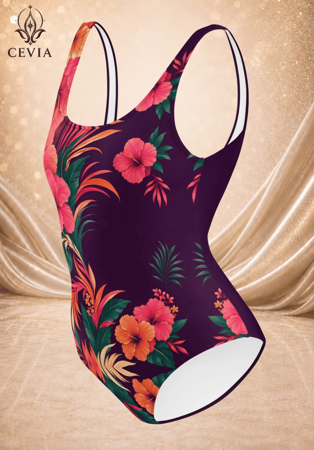 The Tropical Ember One-Piece Swimsuit - CEVIA