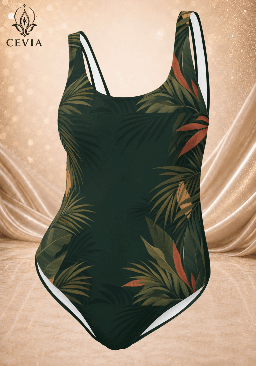The Verdant Escape One-Piece Swimsuit - CEVIA