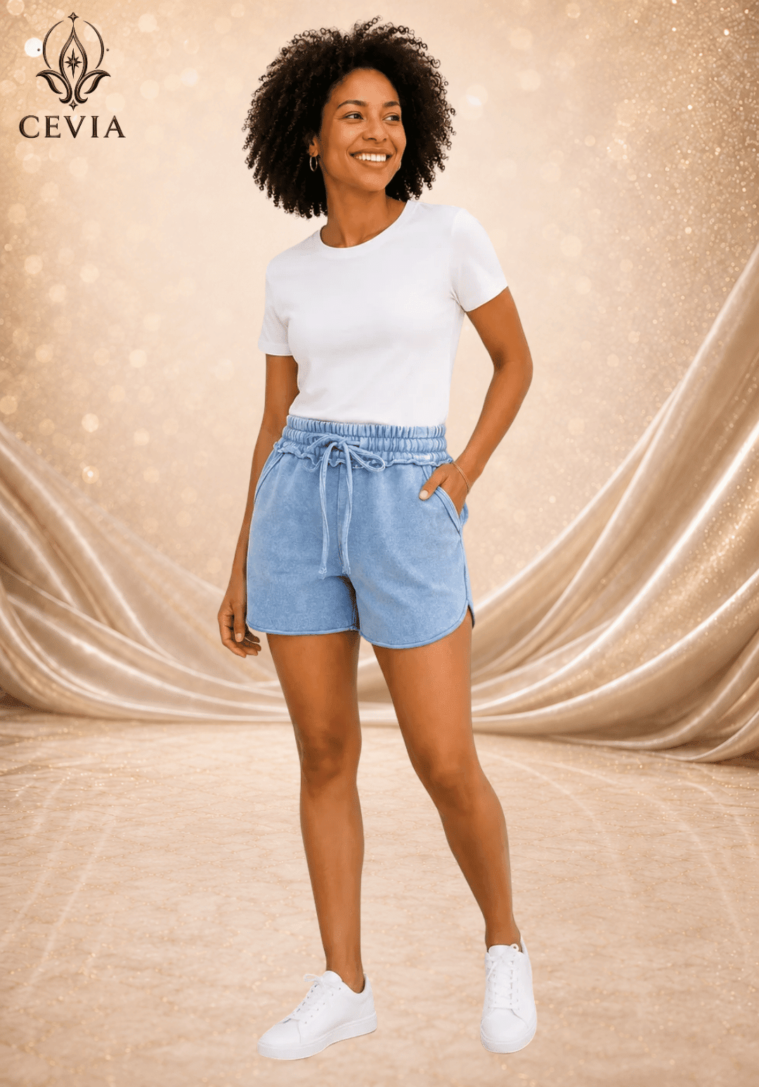 The Weekend Drift Drawstring Shorts - CEVIA
