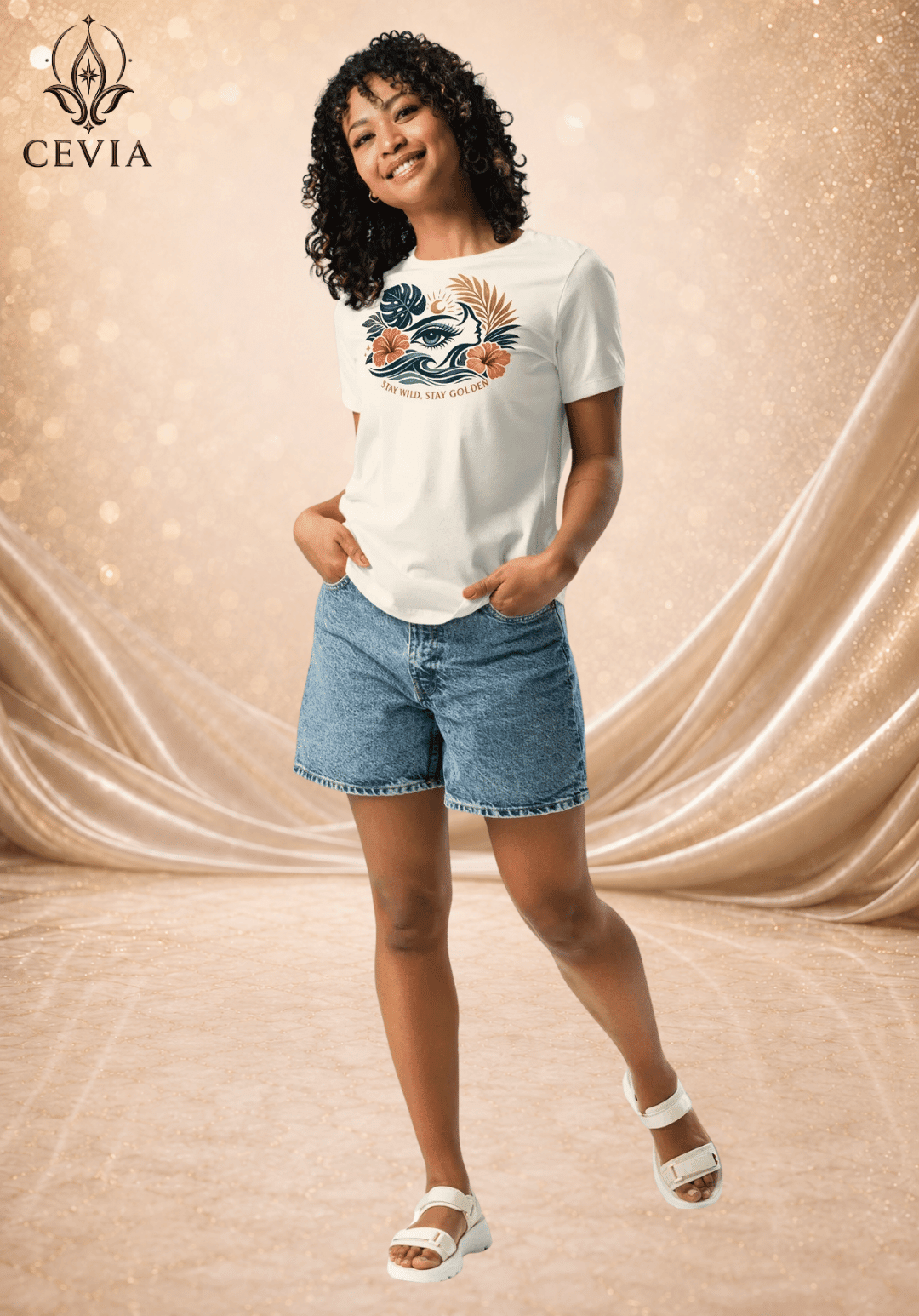 The Wild Summer Spirit Graphic Tee - CEVIA
